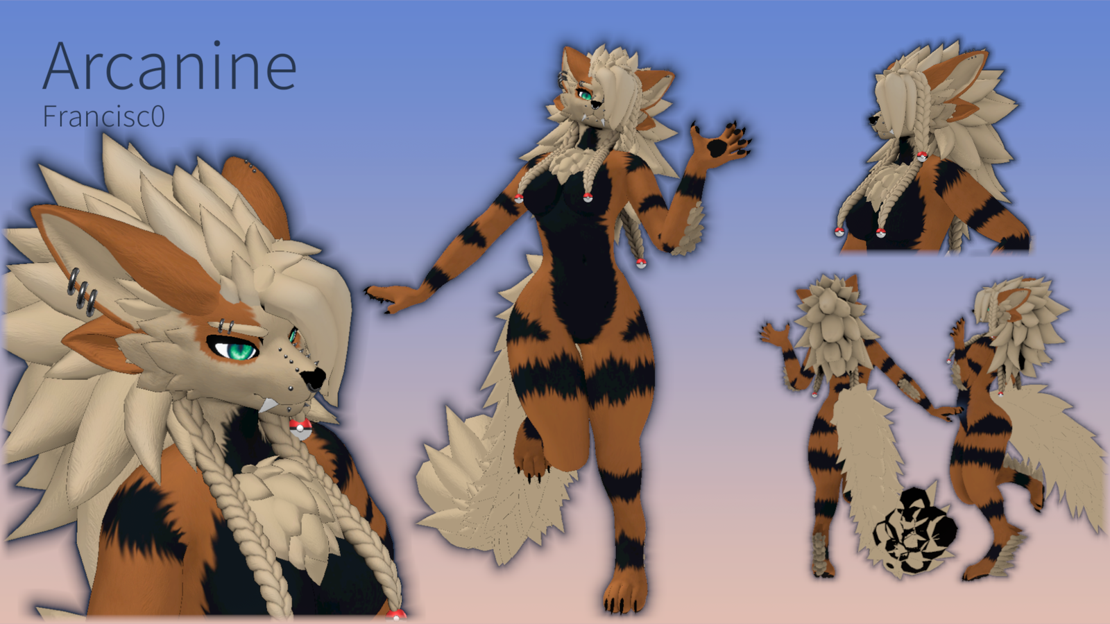 Arcanine - Lunabeast Texture