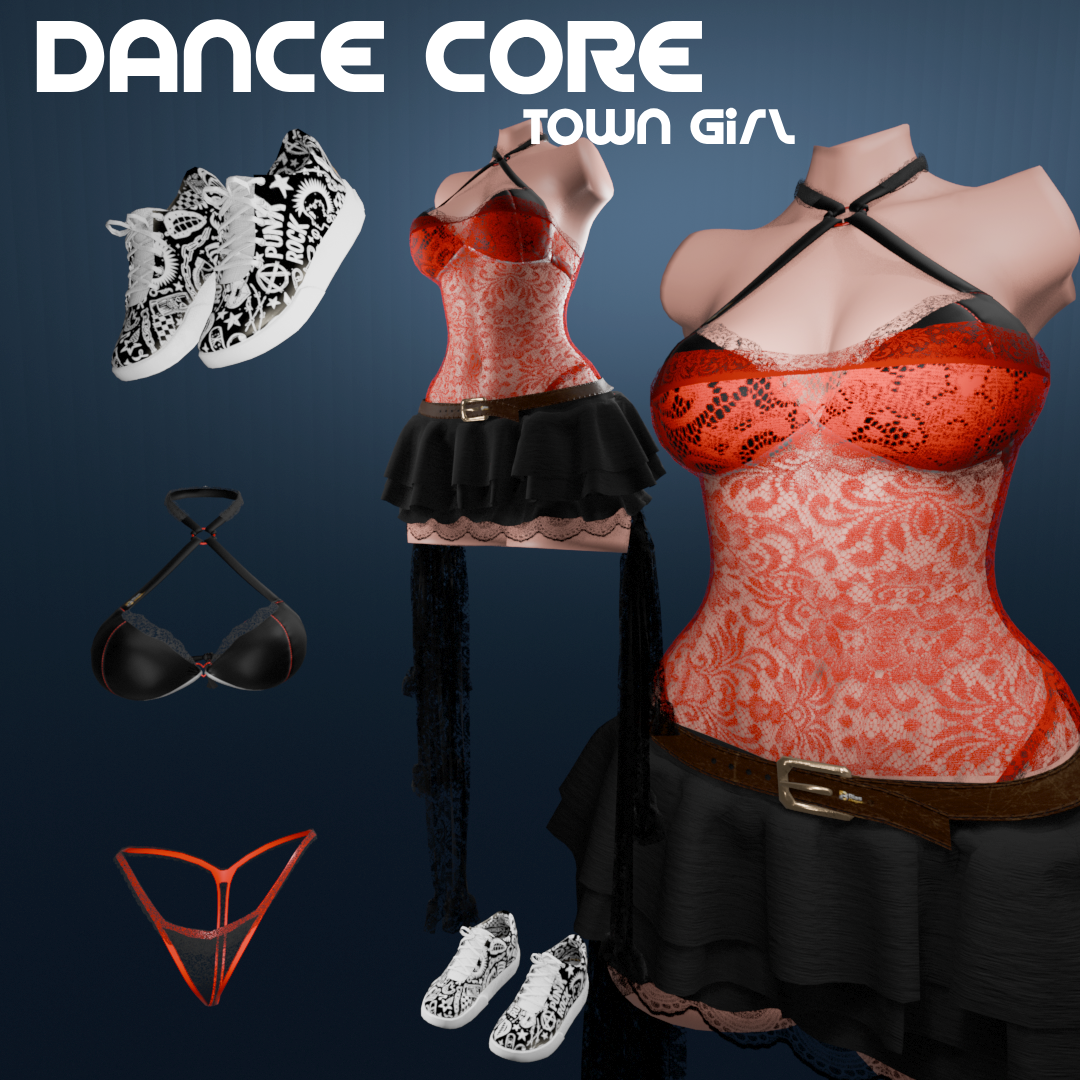 DanceCore - TownGirl - Zinpia Egirl