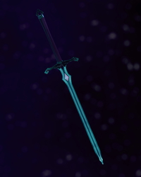 Sword Aquamarine - VRChat Prop Asset