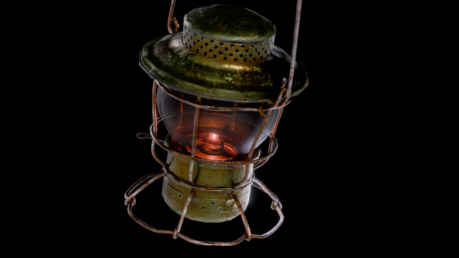 Vintage Lantern Adlake - VRChat Prop Asset