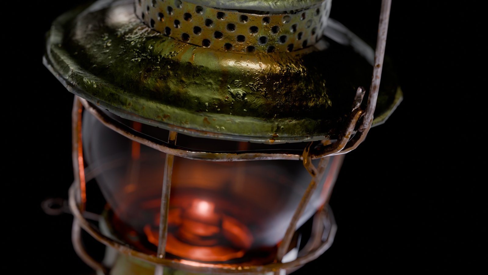 Vintage Lantern Adlake - VRChat Prop Asset