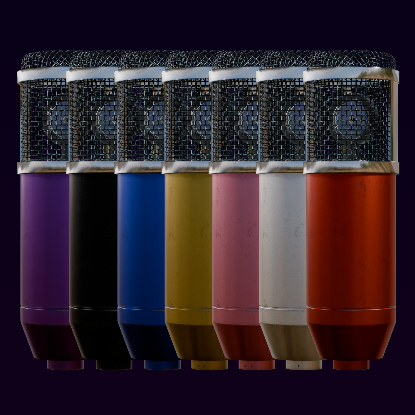 Studio Condenser Microphone - VRChat Prop Asset