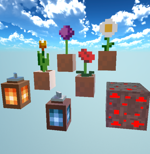 Smileys Minecraft Inspired World Assets
