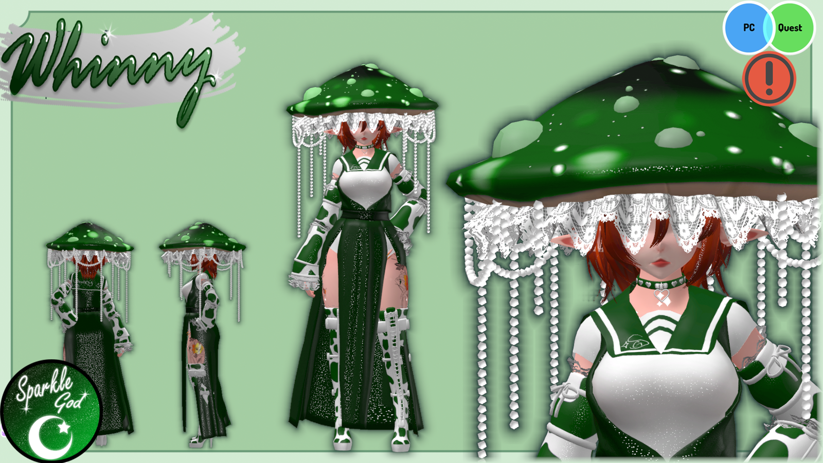 Whinny the 1-Up Girl! (PC+Quest) SFW (V2)