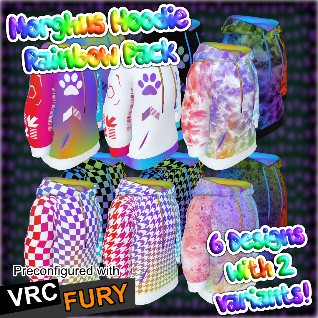 Morghus Hoodie Rainbow Pack