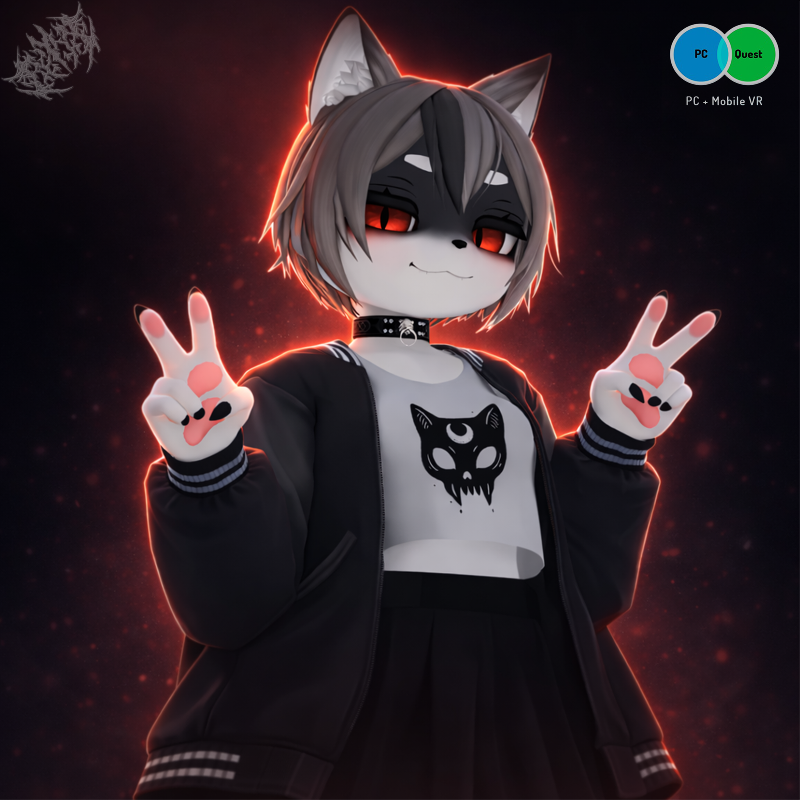 Lilith - PC & Quest - Deira VRChat Furry Avatar
