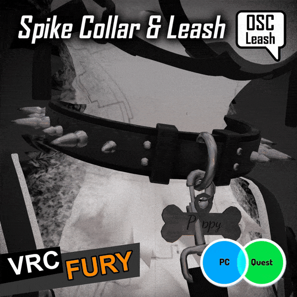 Spike Collar & Leash [JINXXY]