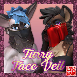  Universal Furry Face Veil