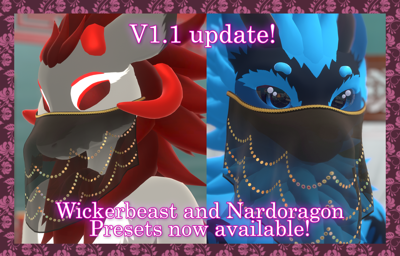  Universal Furry Face Veil