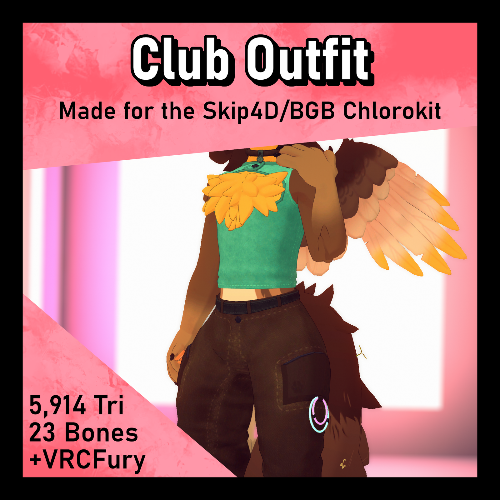 (VRChat) Chlorokit Club Outfit
