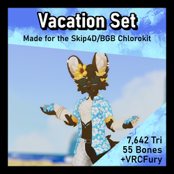 (VRChat) Chlorokit Vacation Outfit