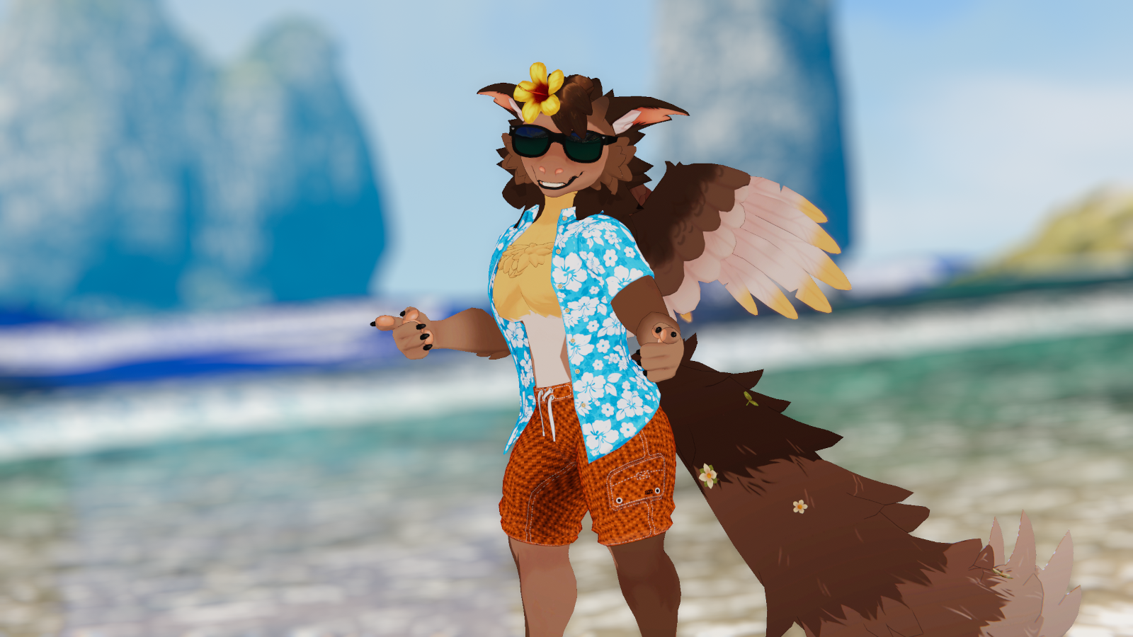 (VRChat) Chlorokit Vacation Outfit
