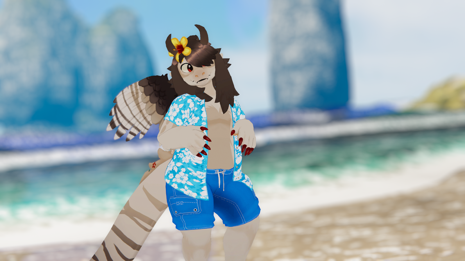 (VRChat) Chlorokit Vacation Outfit