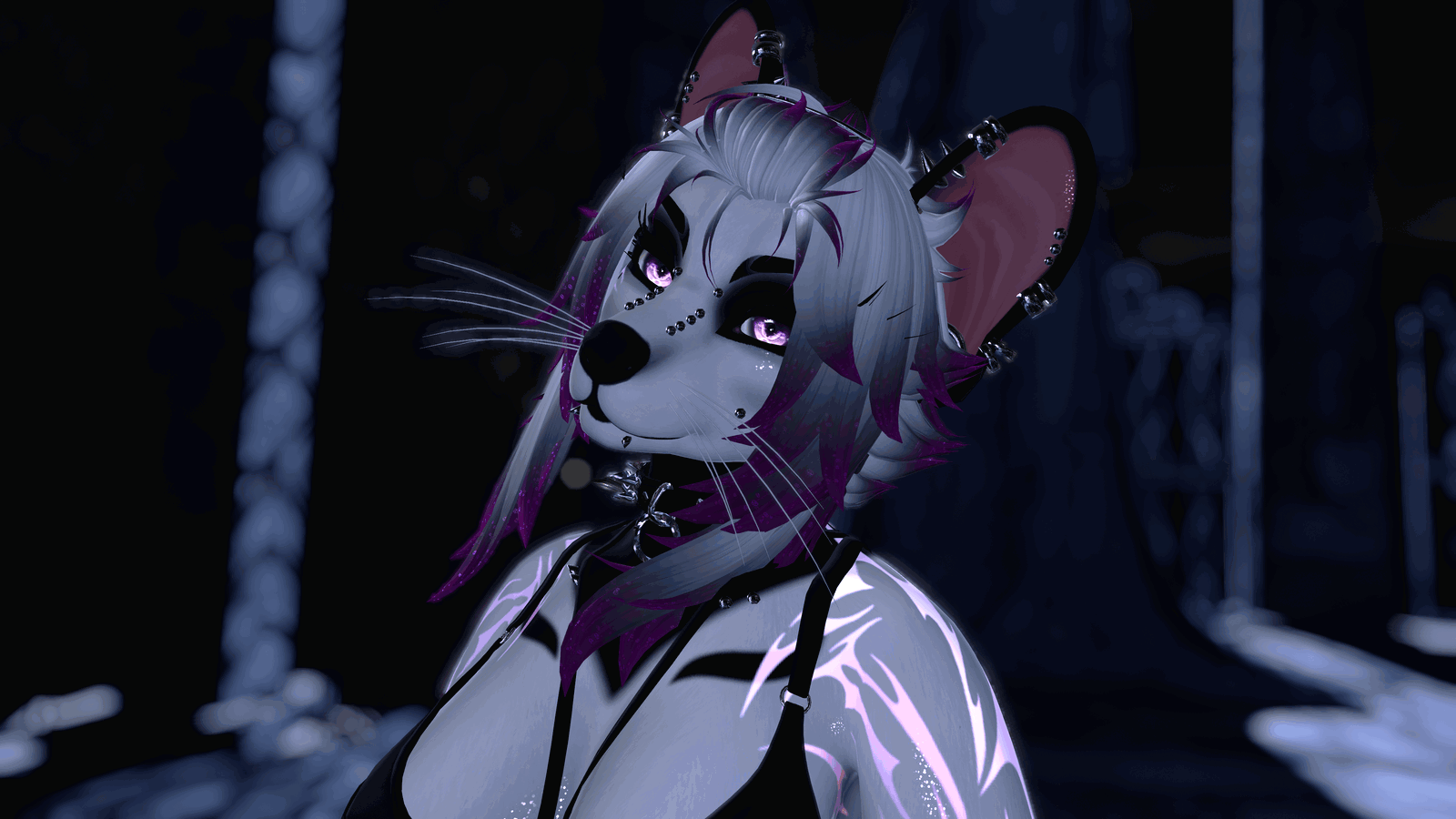 Trad Goth Pepper-  Foxipaws Texture