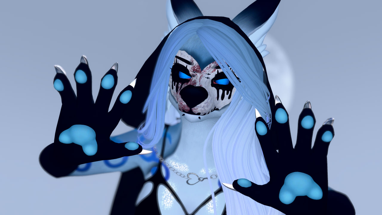 Ghostly Glow Kyoko - Foxipaws Texture