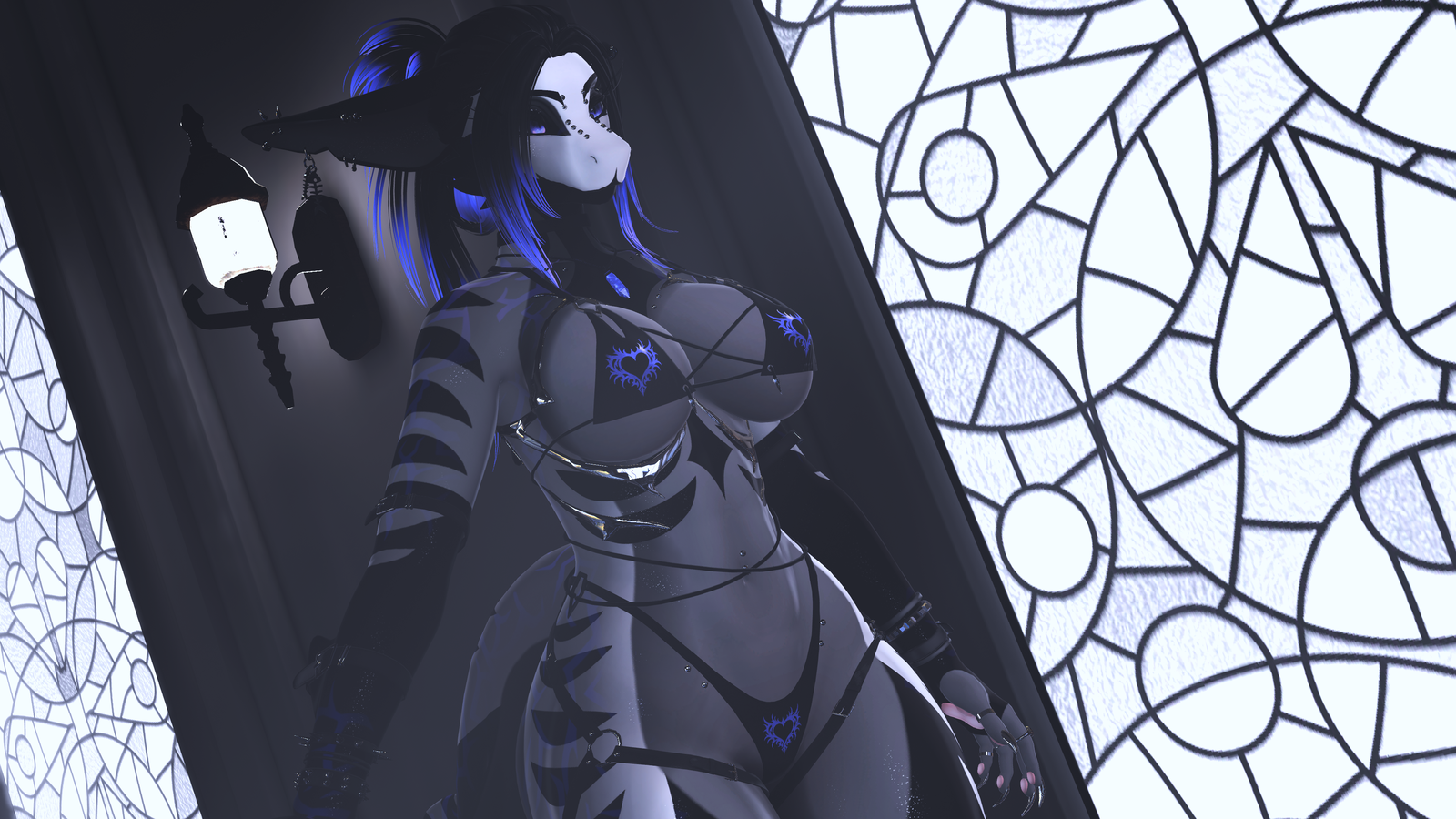 Gothic Stripe Calypso Texture