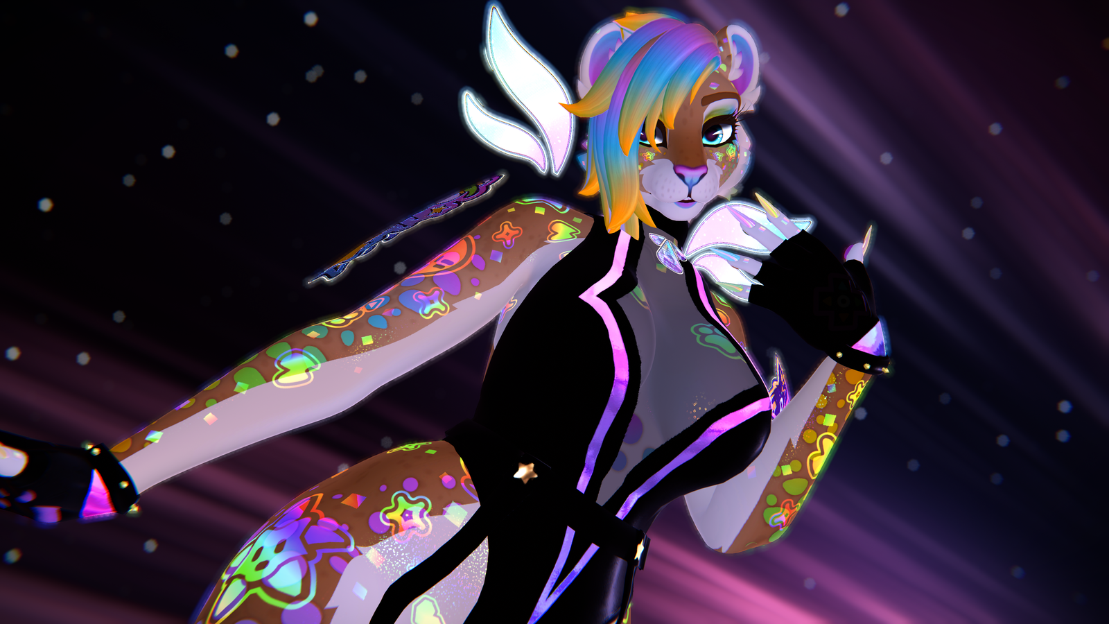Pixel Star Nyx Emissive Textures
