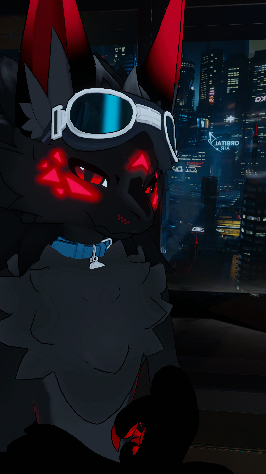 Cyber Red Nova Texture