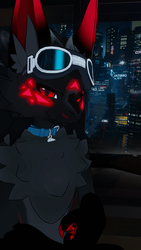 Cyber Red Nova Texture