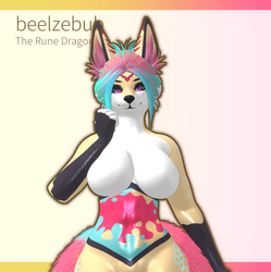 helluva boss beelzebub texture of (Foxipaw's Kyoko)