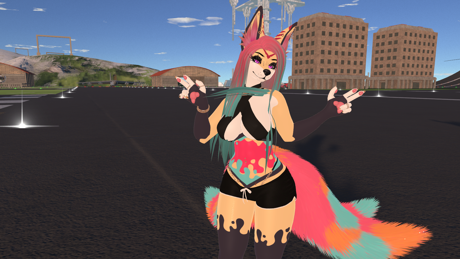 helluva boss beelzebub texture of (Foxipaw's Kyoko)