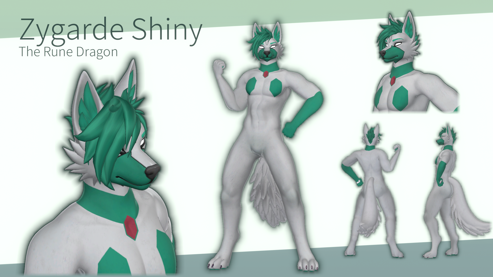 Zygarde normal/shiny texture for (Dante Canine/Wolf)