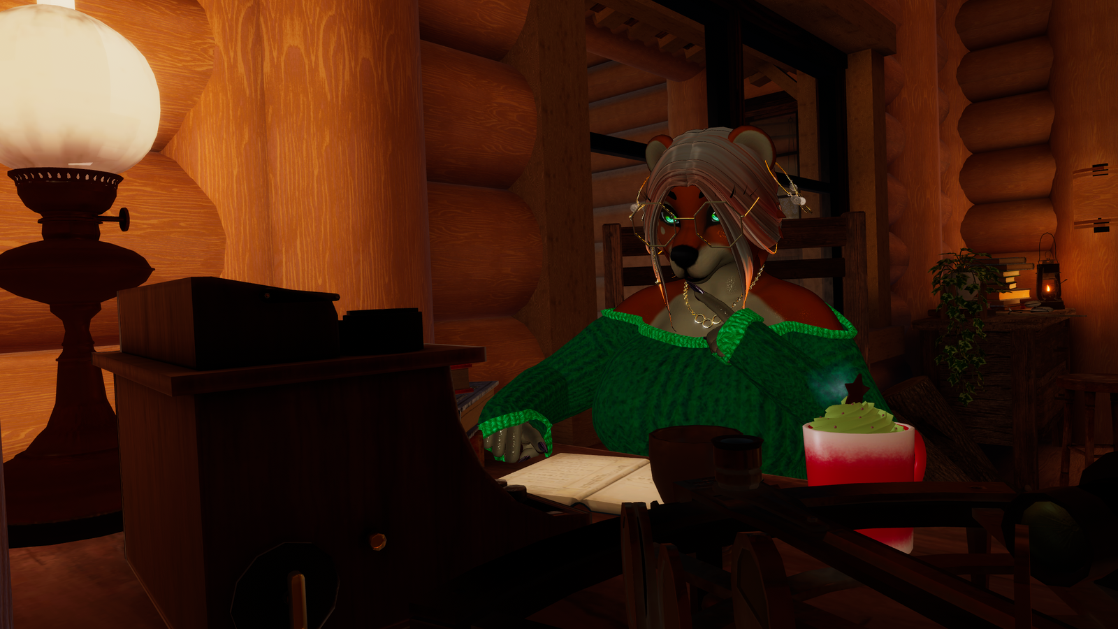 Cozy Sweater (foxipaw honey bear) vrcfury ready