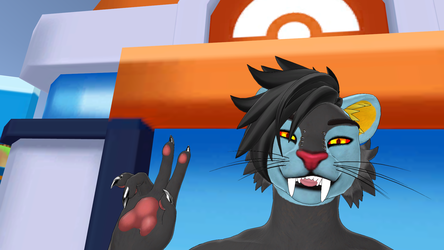 Luxray Texture of (Foxipaw's Felix Feline)