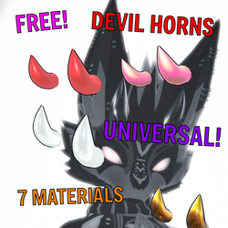 [FREE] Simple Devil Horns (Universal) 