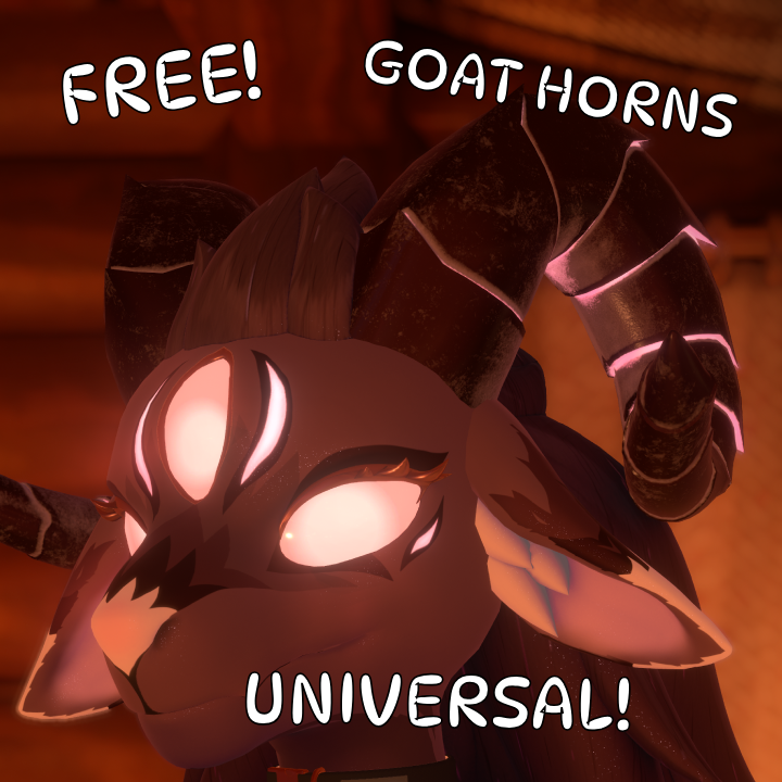 [FREE] Goat / Ram Horns (Universal) 