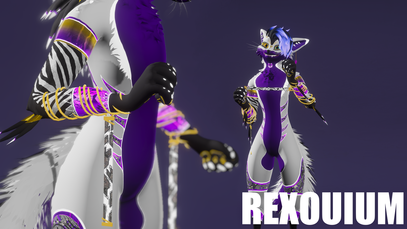 Spirals & ribbons [novabeast/rex/nardo] (VRChat)