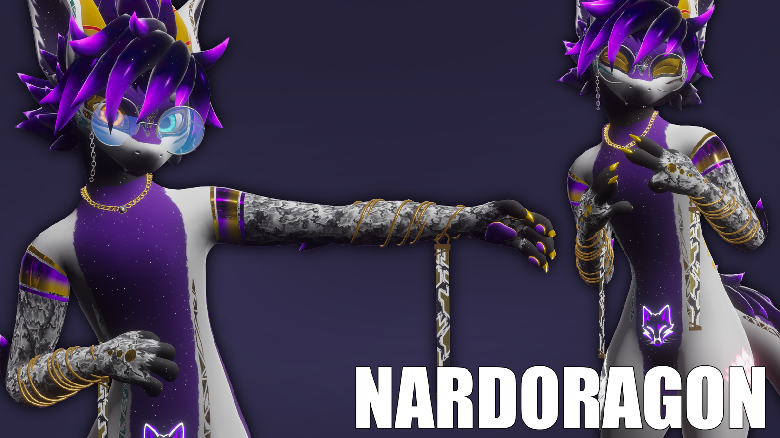 Spirals & ribbons [novabeast/rex/nardo] (VRChat)