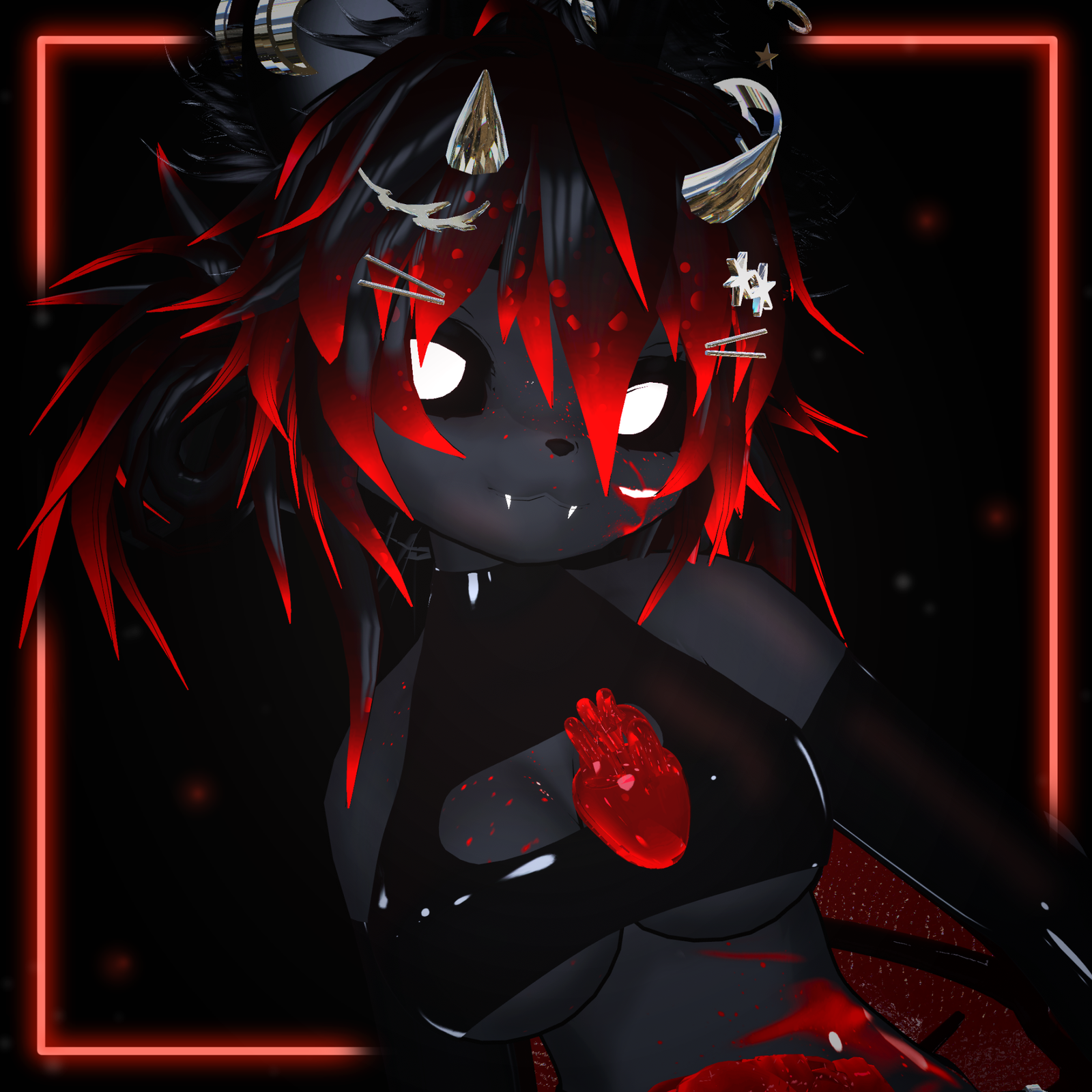 ★ Rouge the Bloodbat [PC+QUEST] [SPS] - VRChat Furry Avatar