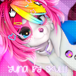 -✩ Yuna 🌈👾 [PC+QUEST+OPTI] [FT] - VRChat Furality / Pride