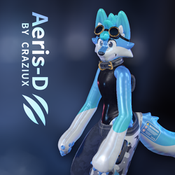 Aeris-D Pooltoy ​​  VRChat Avatar Base