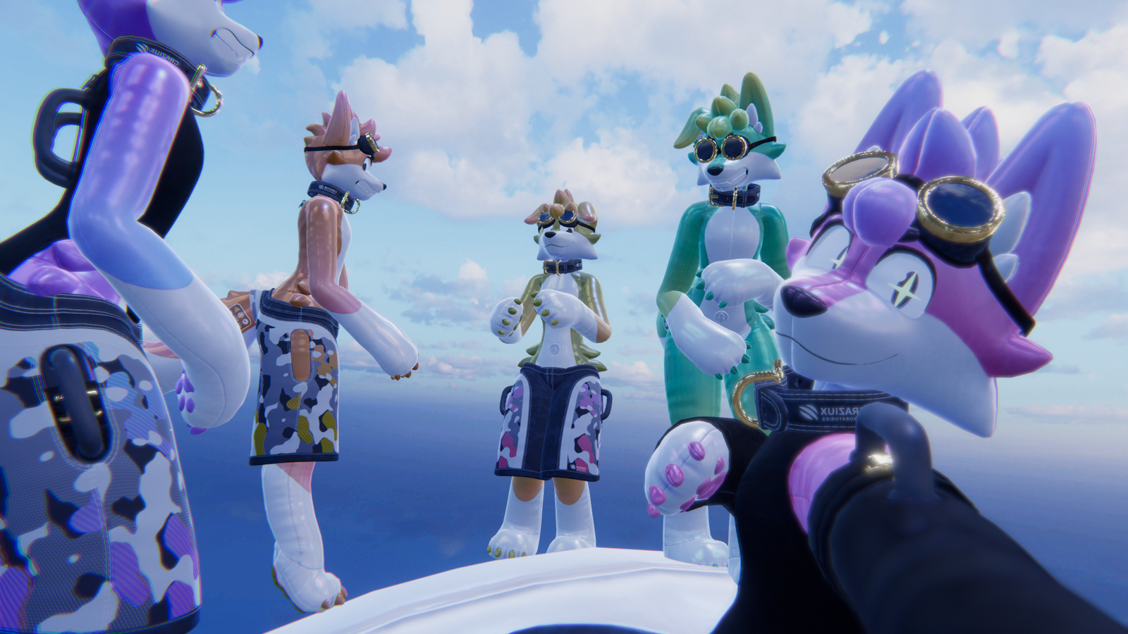 Aeris-D Pooltoy ​​  VRChat Avatar Base