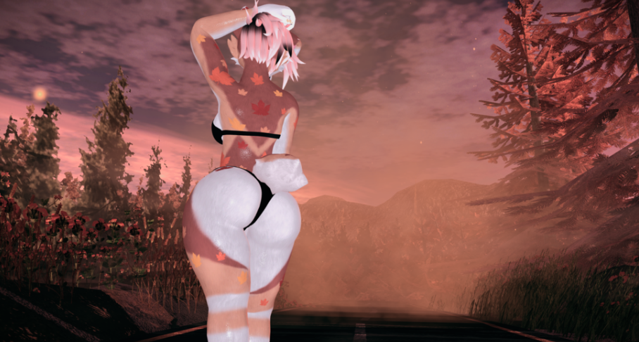 Brown Fall Texture for FoxiPaws Juniper VRChat (Furry Canine)