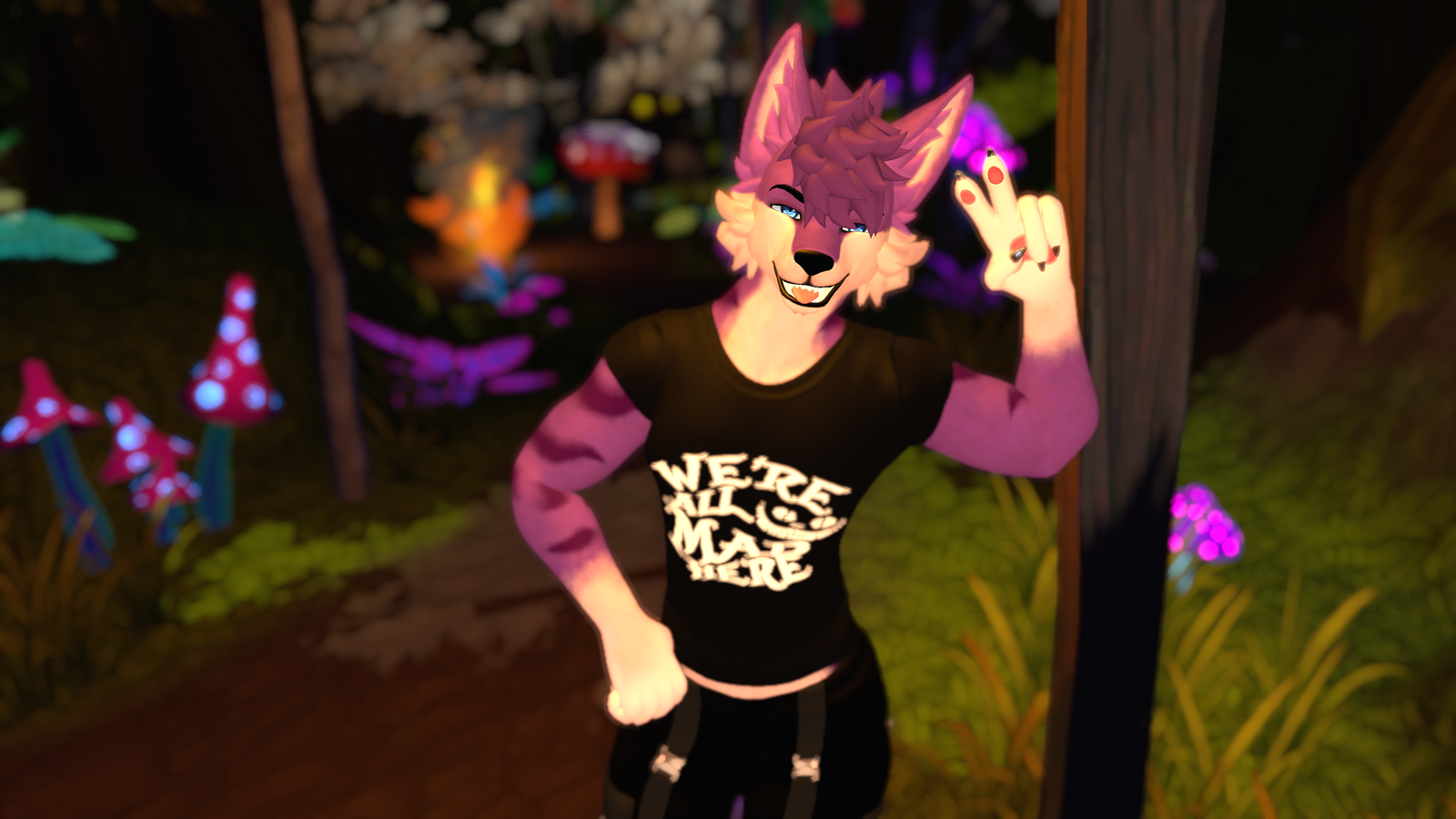 Magical Forest Cat Texture - Male - (FoxiPaws Archer VRChat)