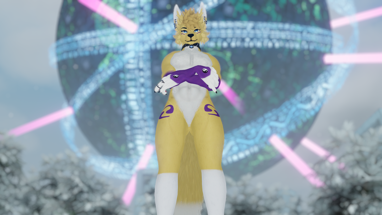 *FREE* Male Yellow Fox Texture for FoxiPaws Archer VRChat (Furry)