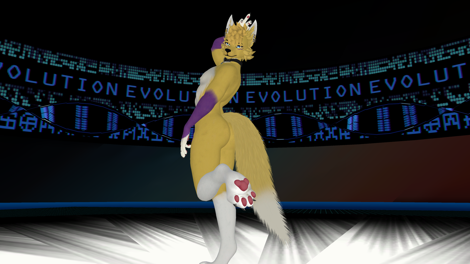 *FREE* Male Yellow Fox Texture for FoxiPaws Archer VRChat (Furry)