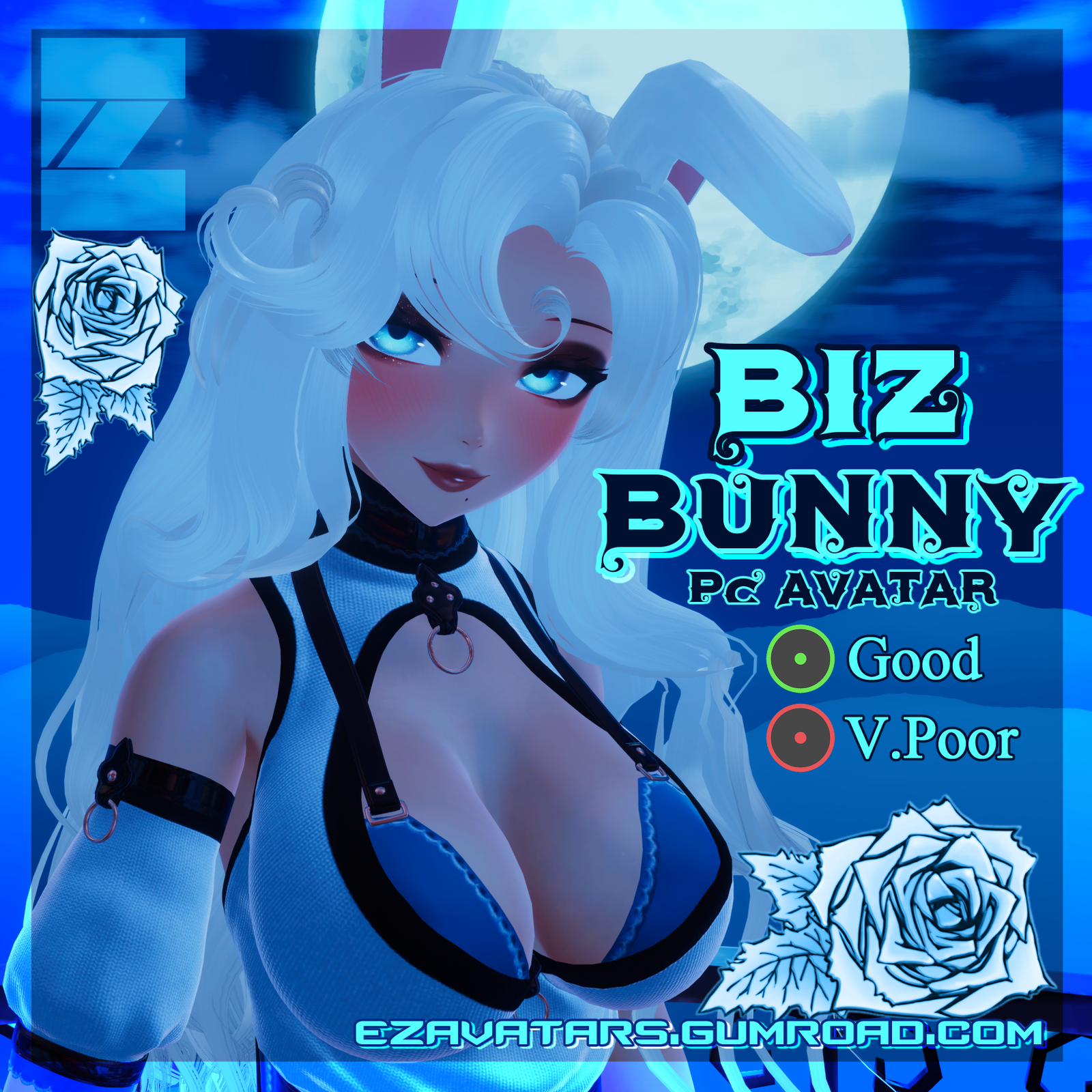 BizBunny -  PC Avatar - Face Tracking - Optimized - Personal License Only