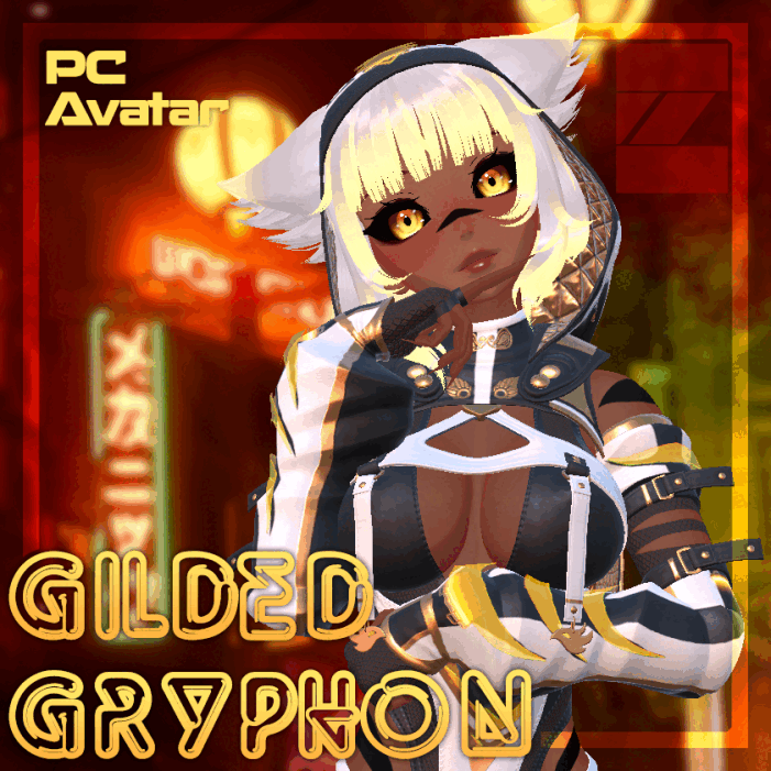 Gilded Gryphon - PC Avatar - Face Tracking - Personal License Only