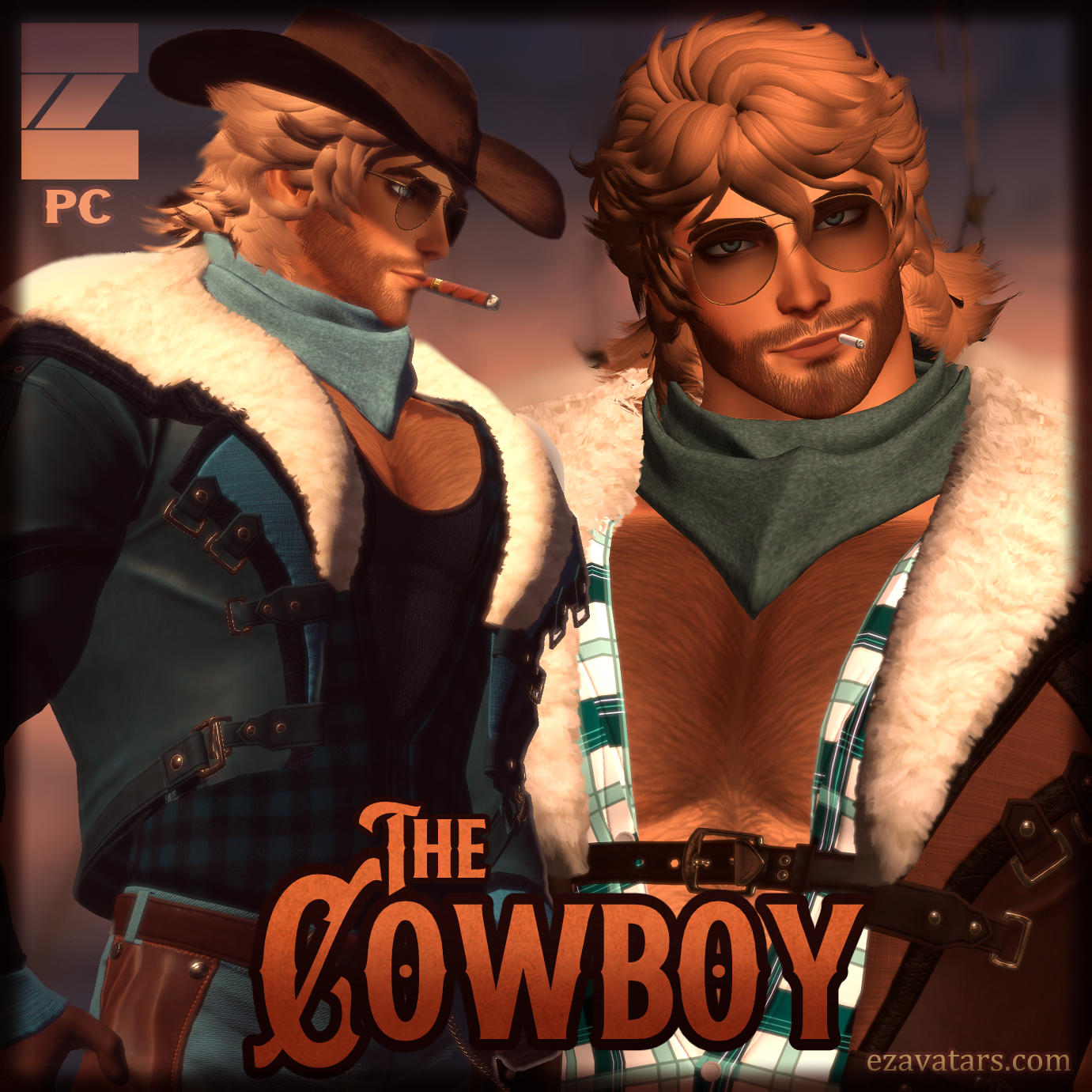 The Cowboy - PC Avatar - VRCFT - SPS - Personal License Only
