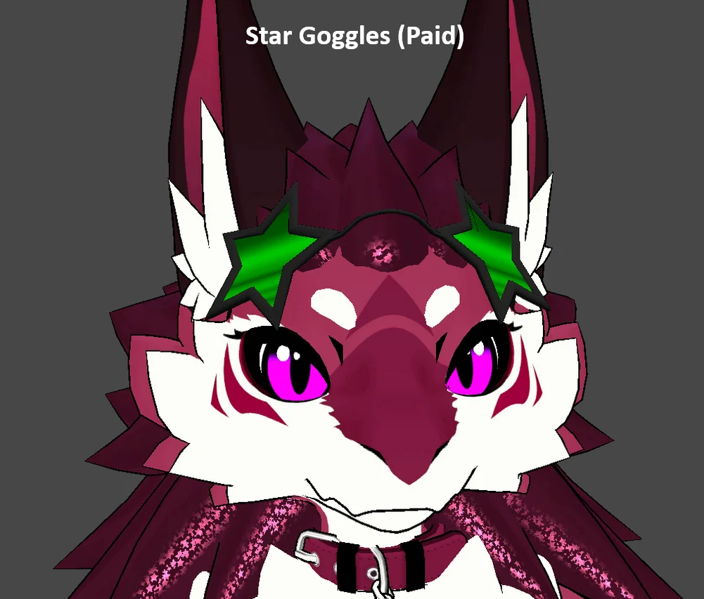 Audiolink novabeast goggle material for vrchat (using poiyomi shader)