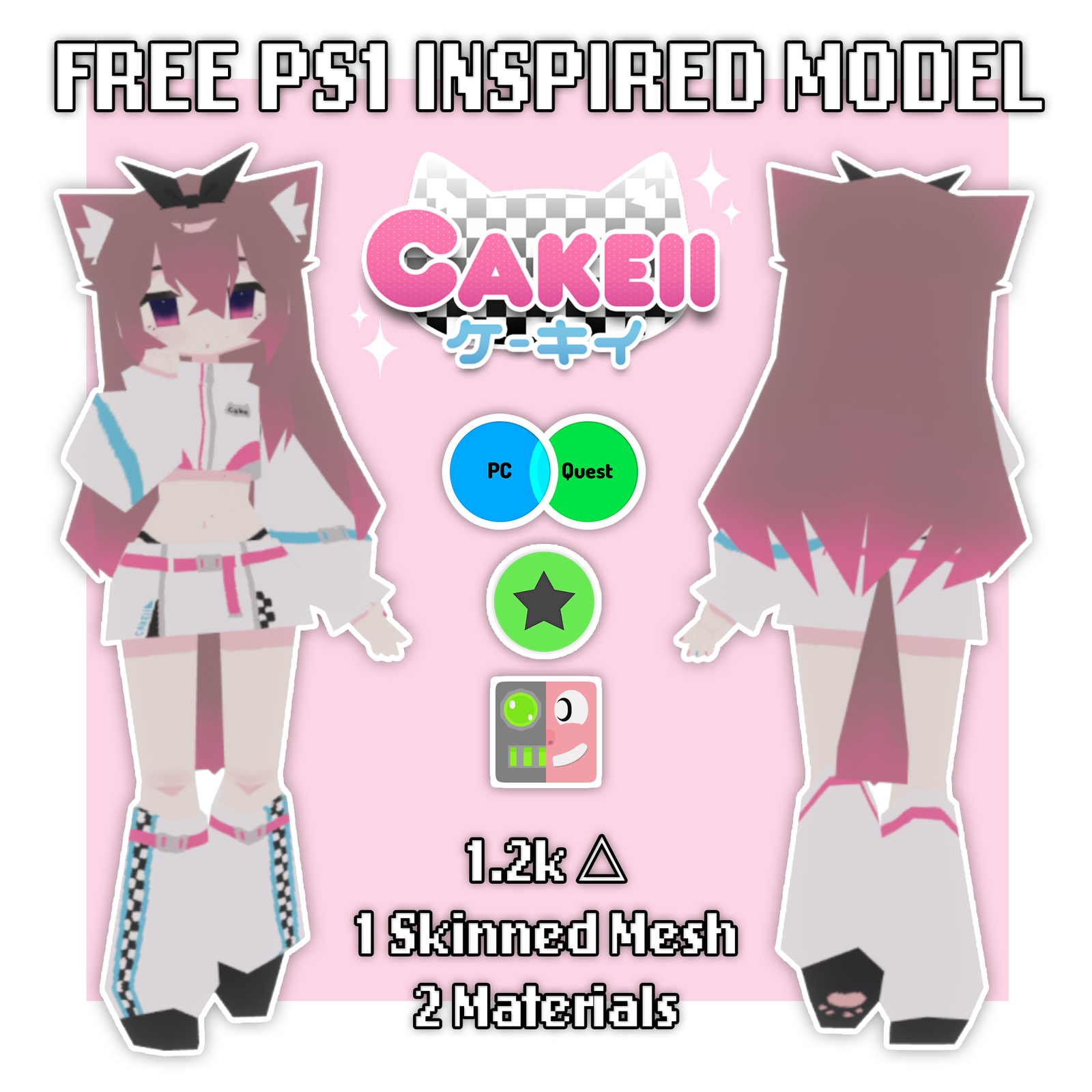 Low Poly Cakeii [FT + PC/QUEST/OPTI]