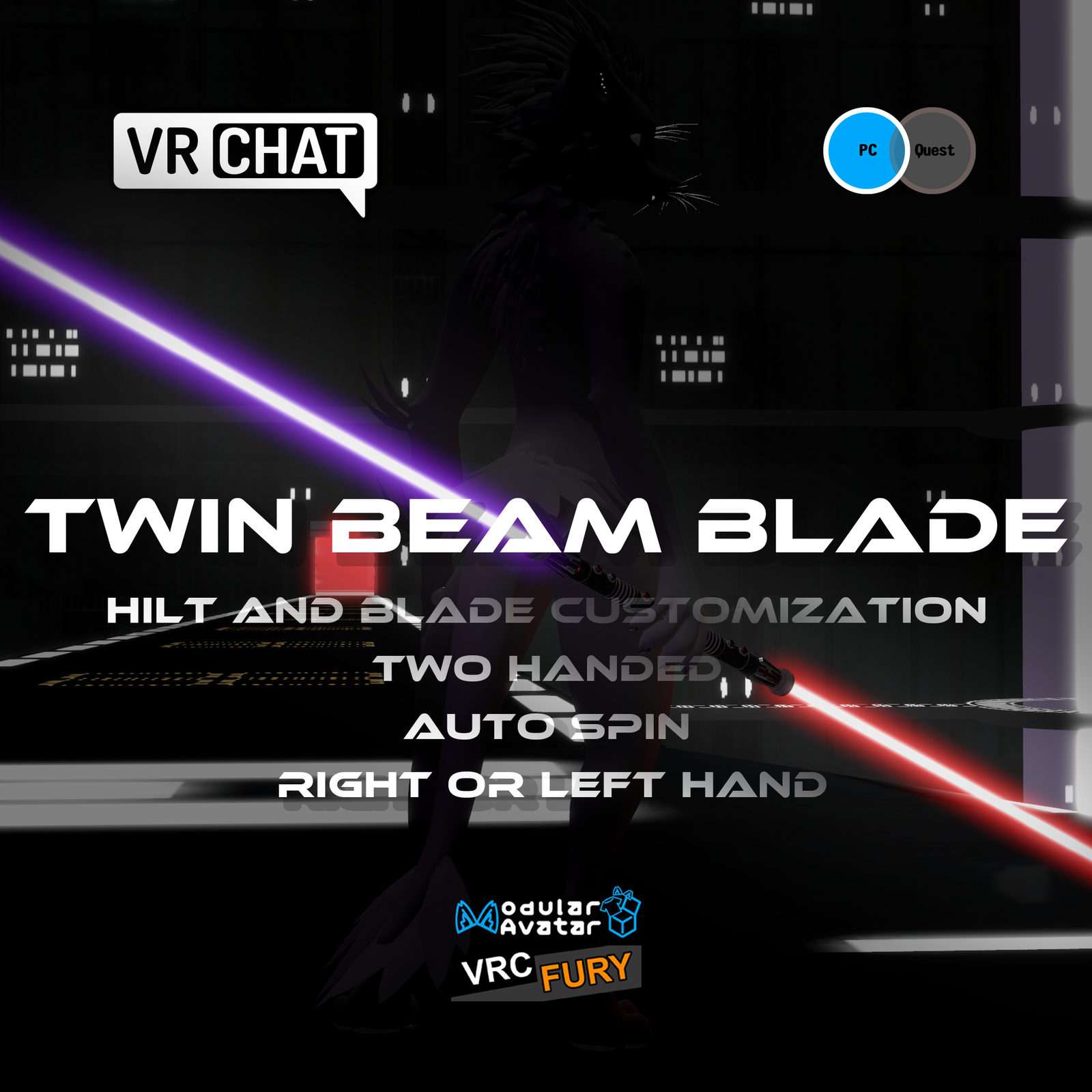 Aetherius Artifact – [【VRChat】Twin Beam Blade]