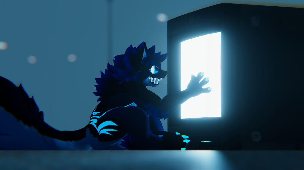 The Mawlamute - Fluffy/Furry TailMaw Canine Avatar Base for VRChat - ItsGuusy