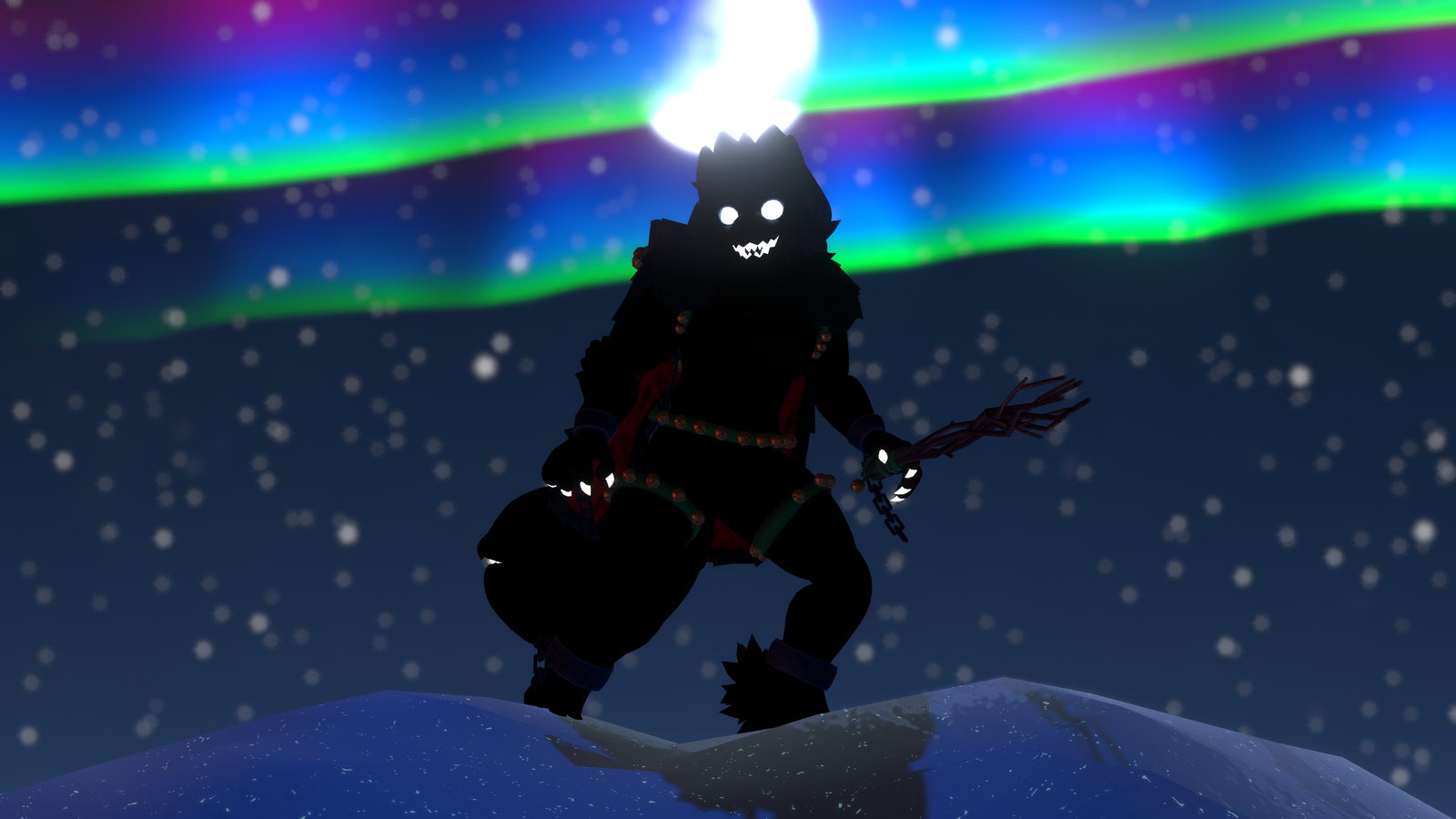 Krampus Outfit for Mawlamute - VRChat Avatar Christmas Bell Harness Cape - ItsGuusy