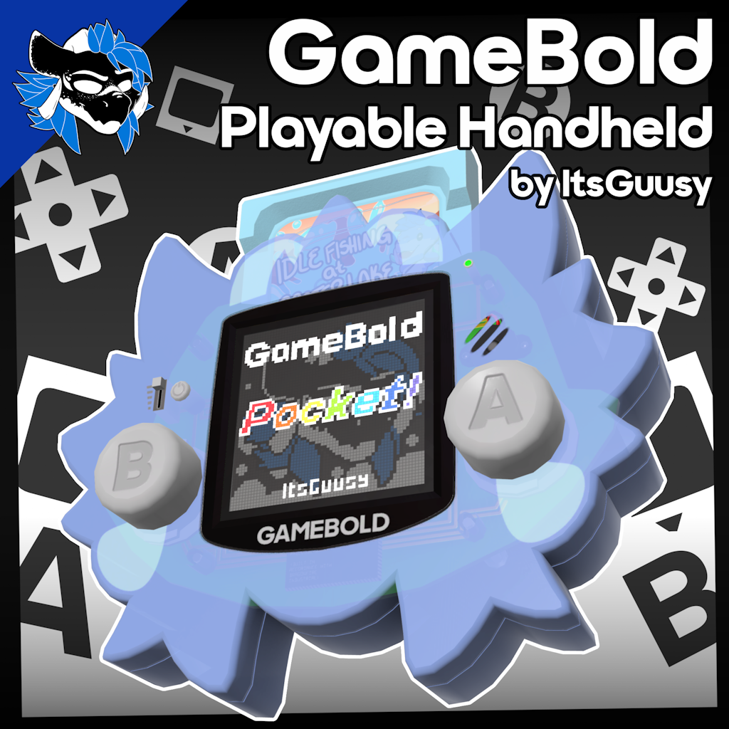 The GameBold Pocket - Playable Multi-Game Retro Handheld Game Console for VRChat - ItsGuusy