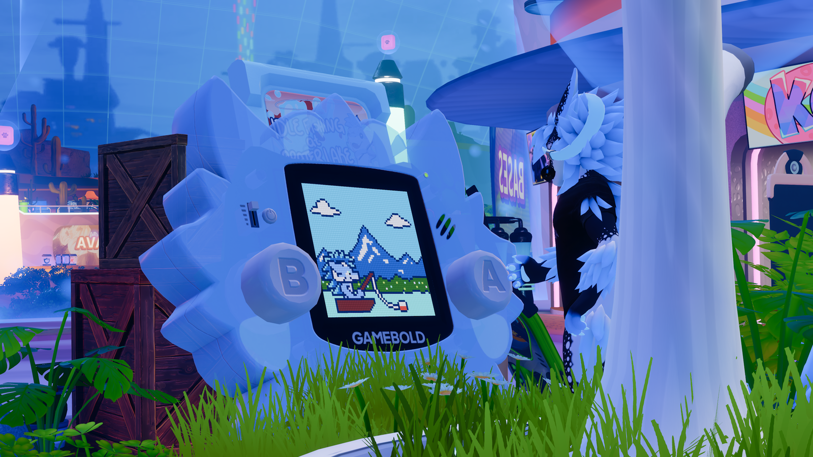 The GameBold Pocket - Playable Multi-Game Retro Handheld Game Console for VRChat - ItsGuusy